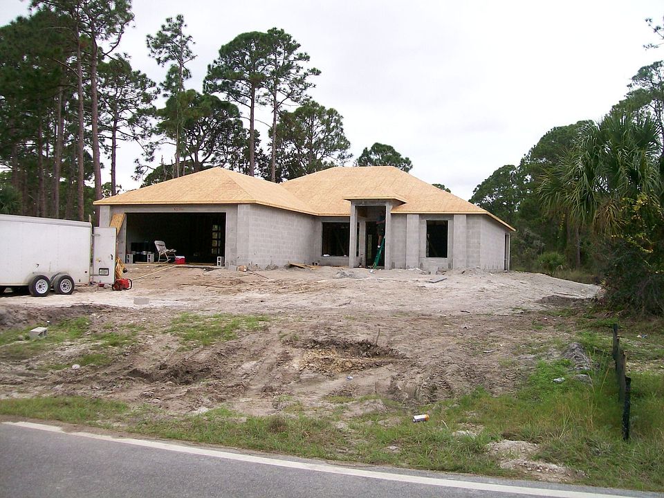 House in framing stage