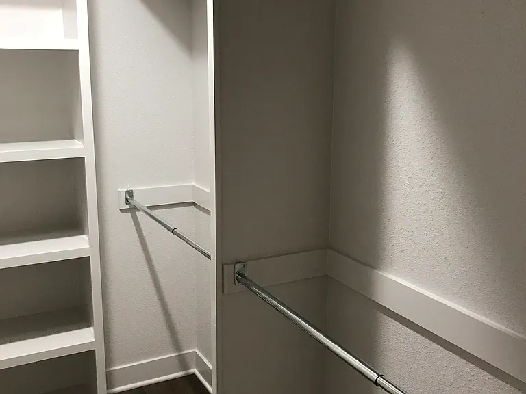 2nd floor rear bedroom walk in closet