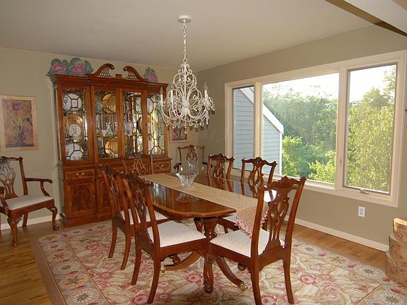 Dining Room with sliders to the deck