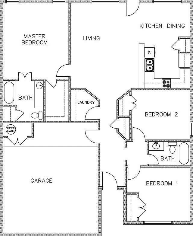 3 bed, 1345 sqft, $1,600 — Photo 2
