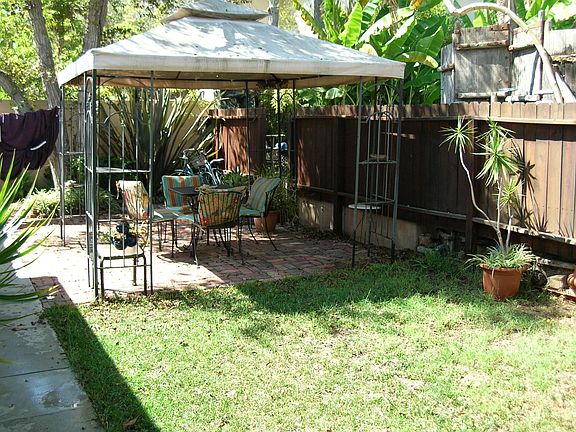 Gated back yard