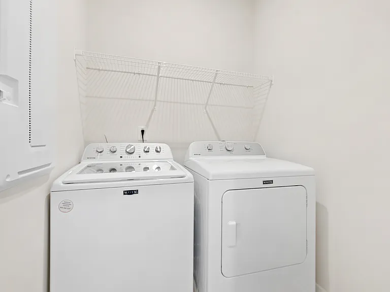 On site washer and dryer available for use during rental