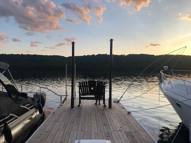 Dock facing Afton State Park