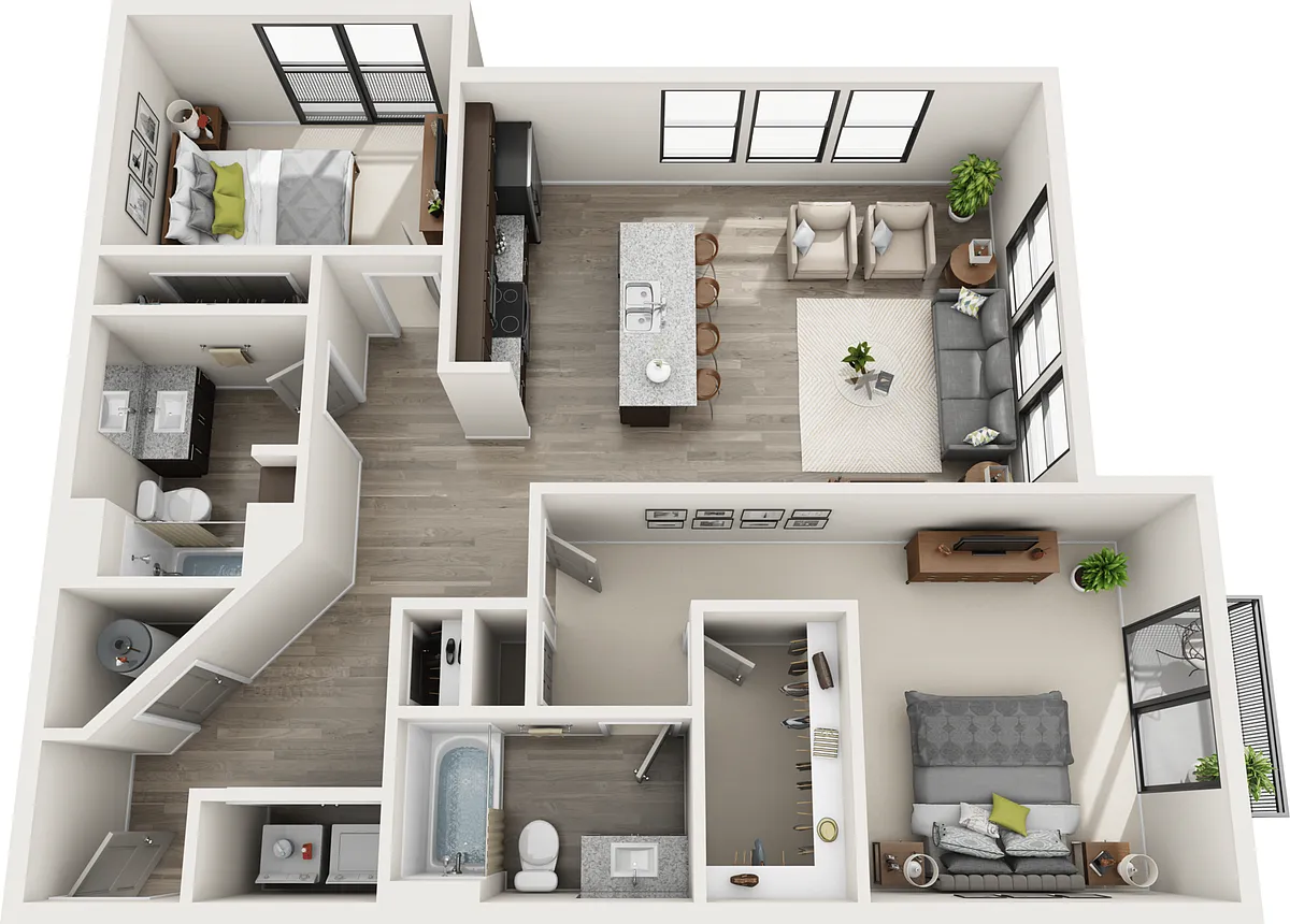 Floor plan Cline