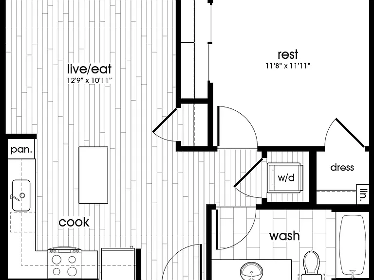 Experience modern living with this elegantly designed suite, featuring open spaces and stylish amenities. Experience modern living with this elegantly designed suite, featuring open spaces and stylish amenities.