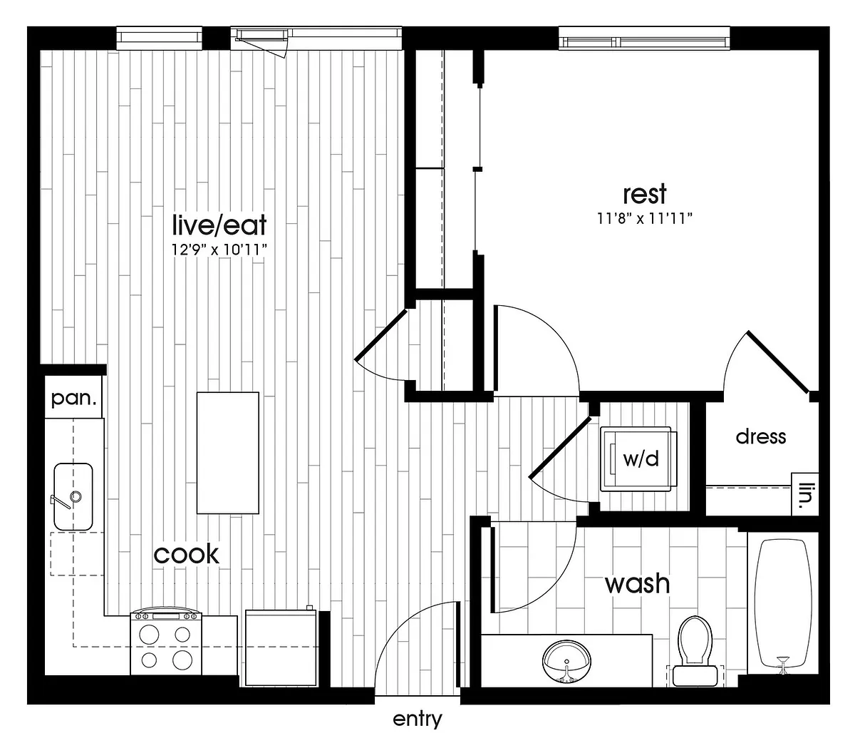 Floor plan A10-SAN