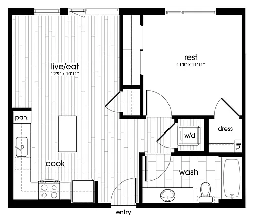 Floor plan A10-SAN