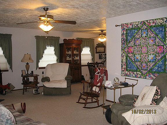 Spacious living area offers plenty of seating room for game day!