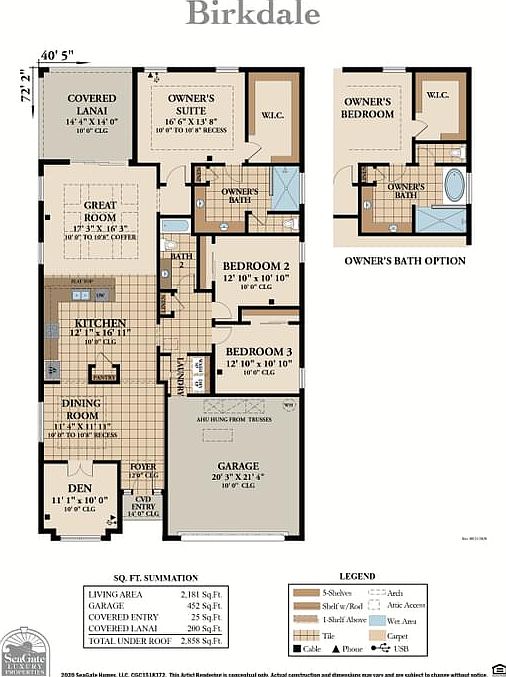 Seagate Homes Model 13 Parkview Driveseagate Luxur Dr Gl60r3 Palm Coast Fl 32164 Zillow