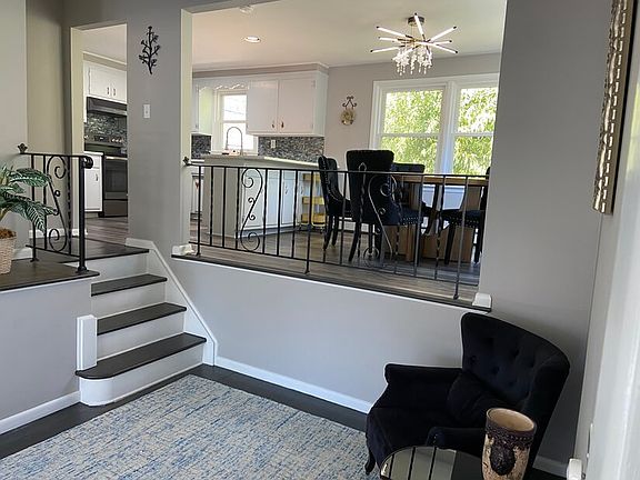 Kitchen/Dining overlooking sitting & Living