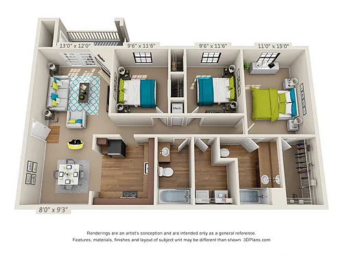 Floor plan Monte Sano