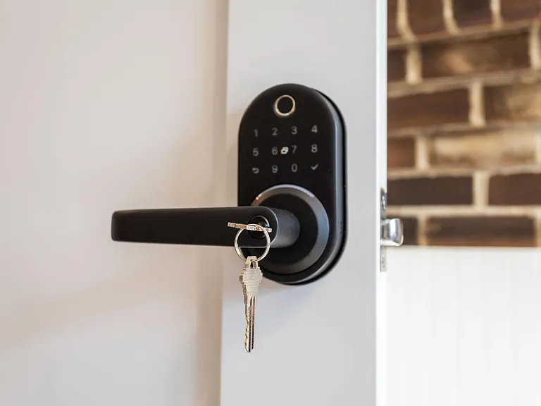 All bedrooms feature modern keypad smart locks for secure, convenient access