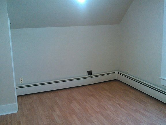 Living room with coat closet