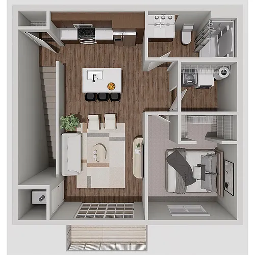 Floor plan The Cove (upper)