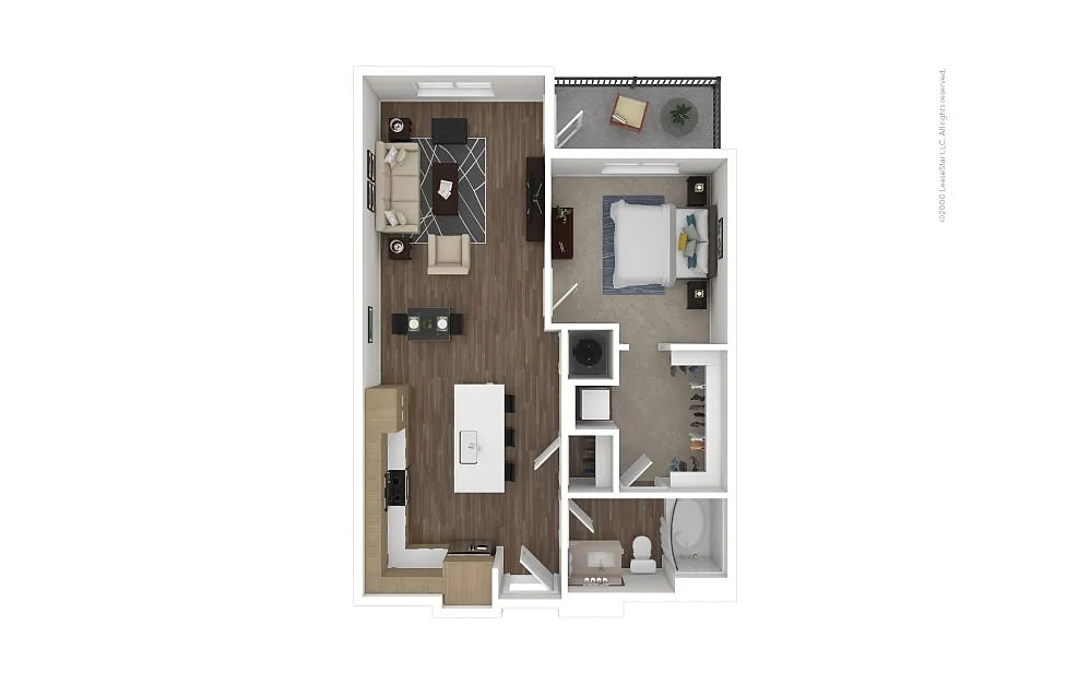Floor plan A6 Southpaw