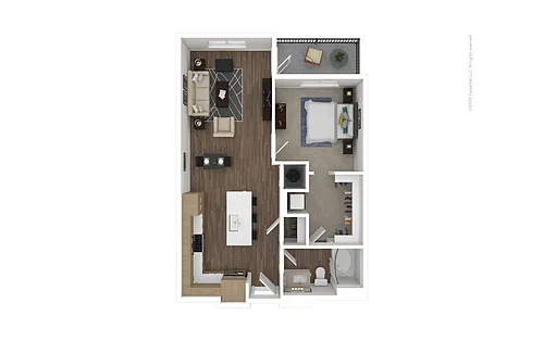 Floor plan A6 Southpaw