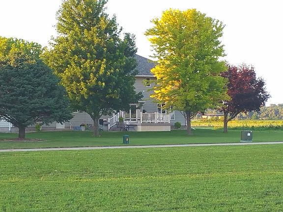Private large back yard