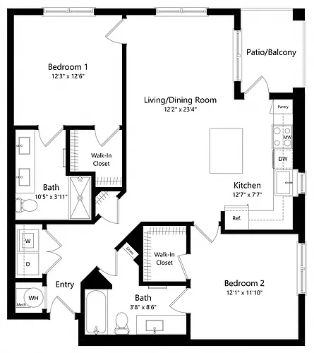 Floor plan B3