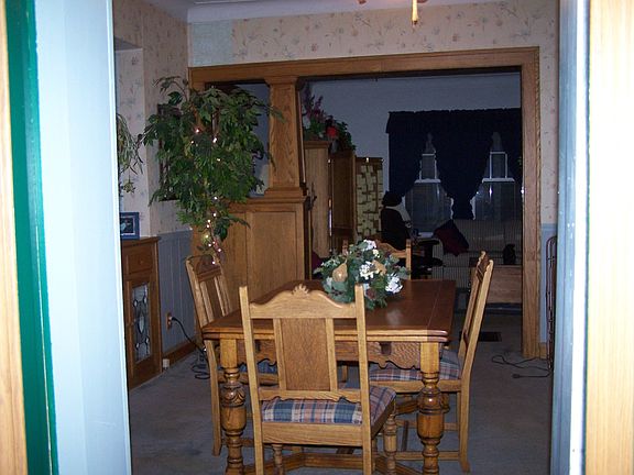 View into dining room & Living room