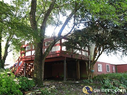 Back Deck, 3/4 functional/working basement w/concrete floor