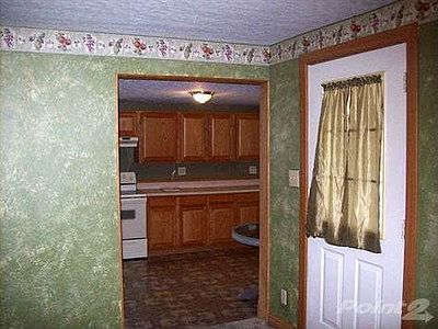 Living room view of kitchen
