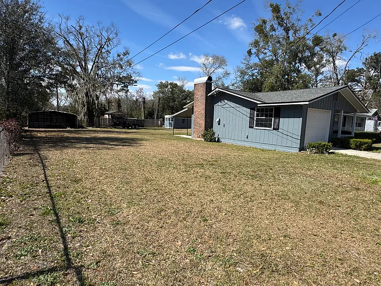 huge fence yard
