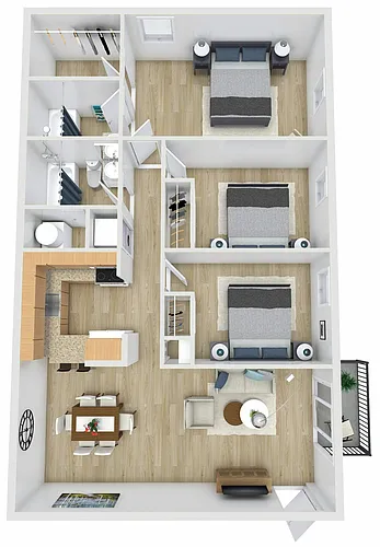 Floor plan Sunreach