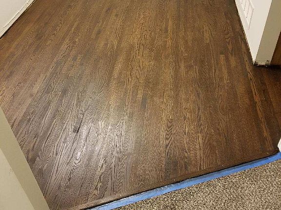 Re-finished Hardwood floors