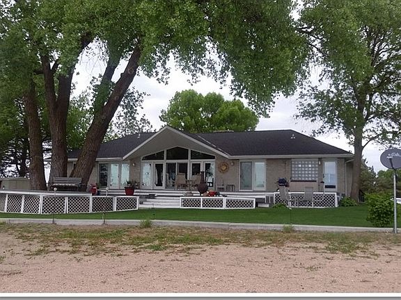 back view from the beach