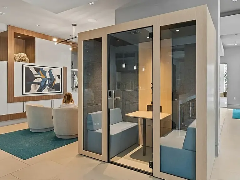 Privacy Pods at Apt CoWork at Cottonwood Bayview