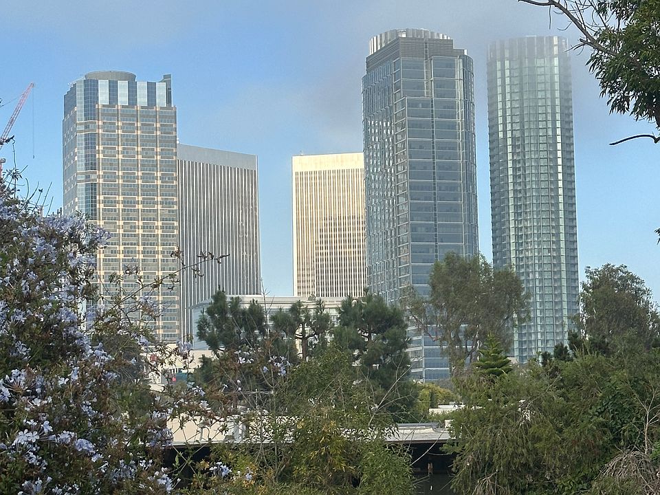 Yes! You're interior view from your dining room is a Century City and all the beautiful lights. The moon rises above this area twice a year, you have to look for it!
