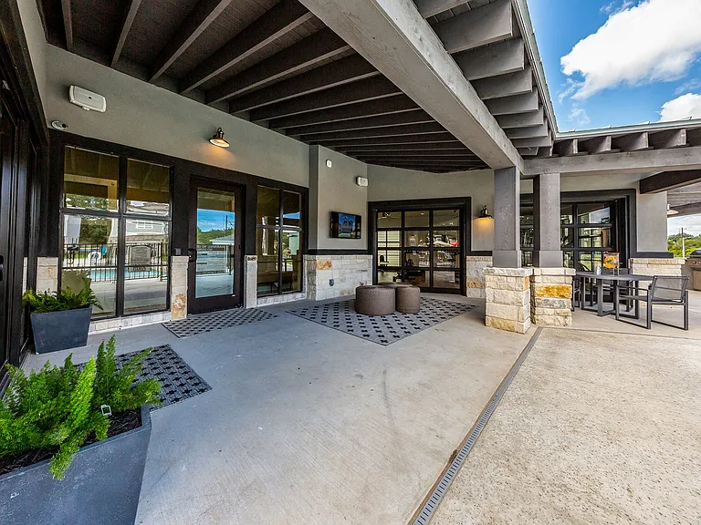 Patio Seating with Barbecue Grills