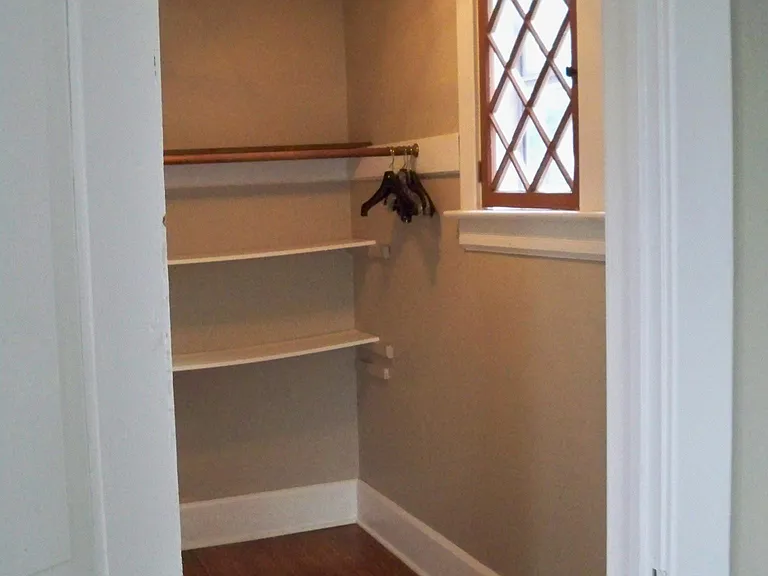 Walk-in closet.