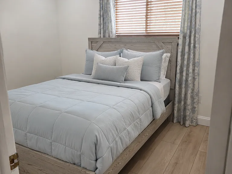 Generous calming Bedroom!