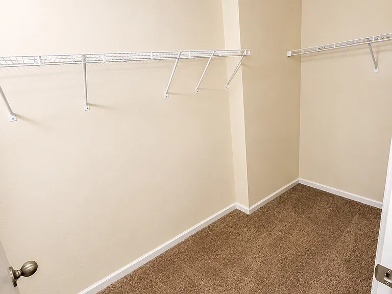 Master bedroom walk-in closet