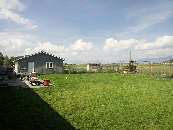 Part of fenced in back yard.