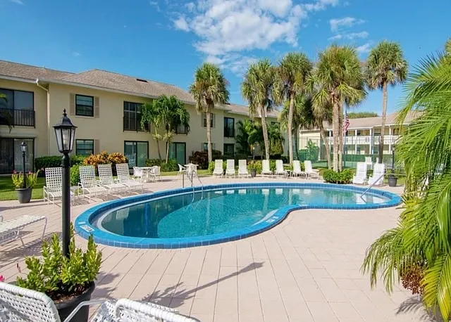 Community pool area