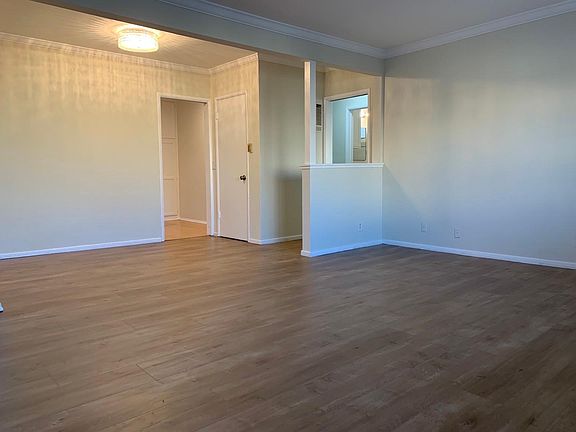 large living room and dining area