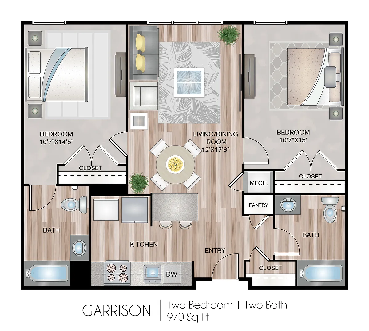 Floor plan Garrison