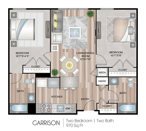 Floor plan Garrison