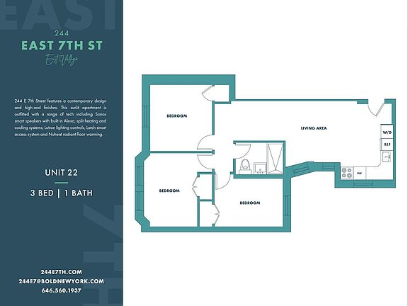 2nd image of 244 E 7th St APT 23