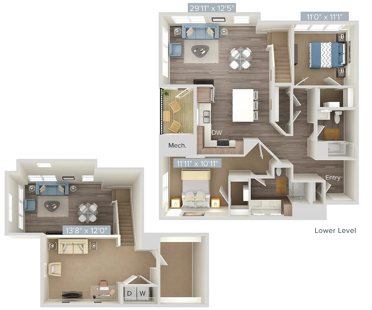 Floor plan B7L-404-414