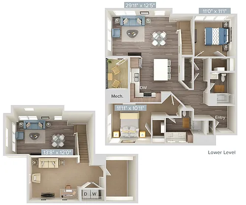 Floor plan B7L-404-414