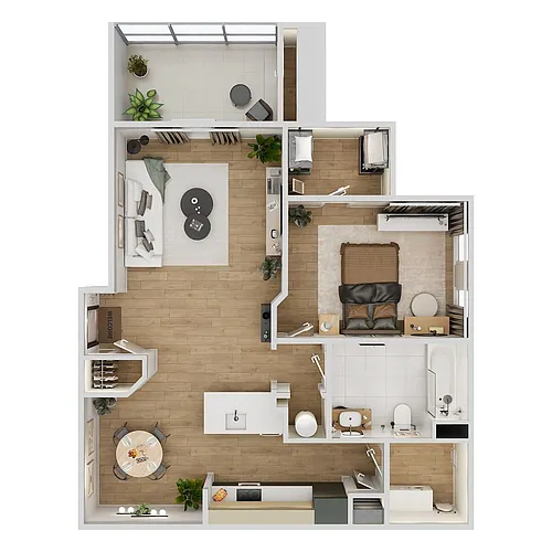 Floor plan The Franklin