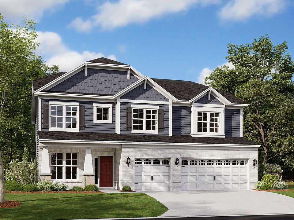 Drake Elevation D Craftsman with Brick DAY