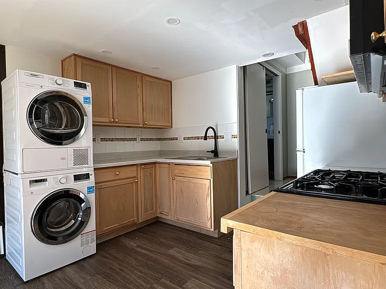 Kitchen with washer & dryer