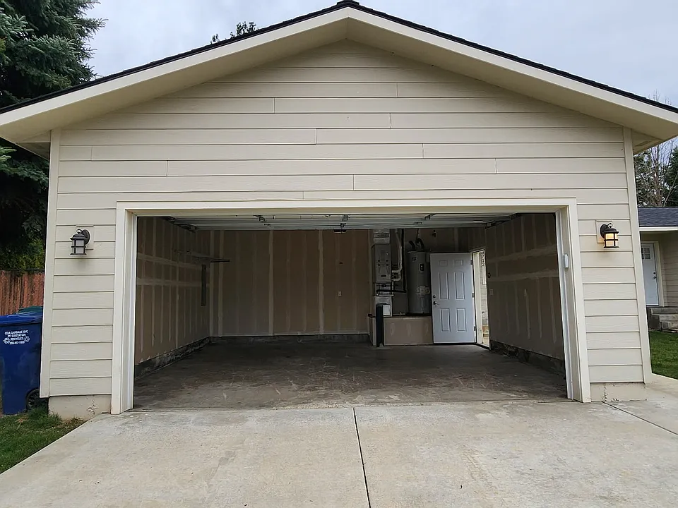 Two car garage