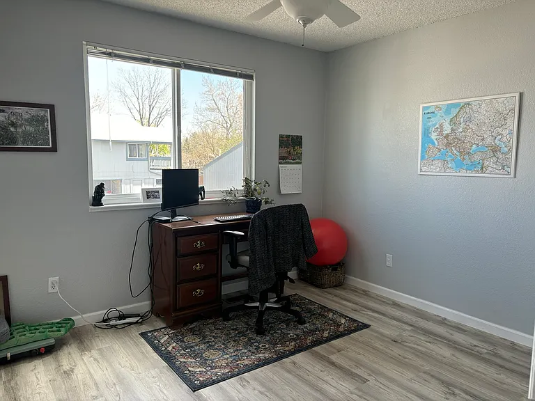 Second bdrm used as office, as well.