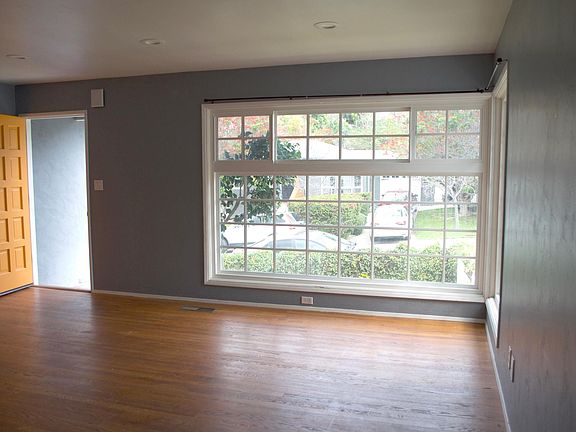 Second view of large living room picture window