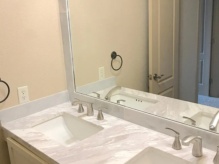 Top floor hallway bathroom
